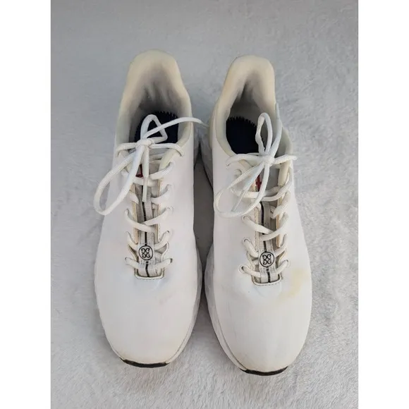G/Fore MG4  Golf Shoes Mens sz 8.5 Snow White NO INSERTS