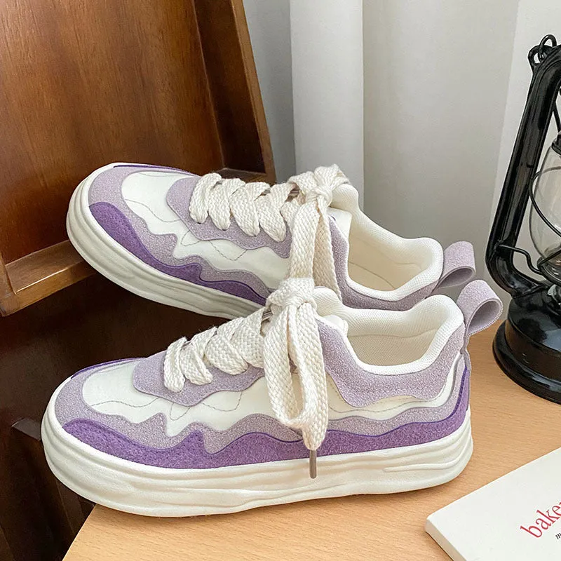 Girls' All-Matching Platform Sneakers - Casual and Trendy Footwear for Girls