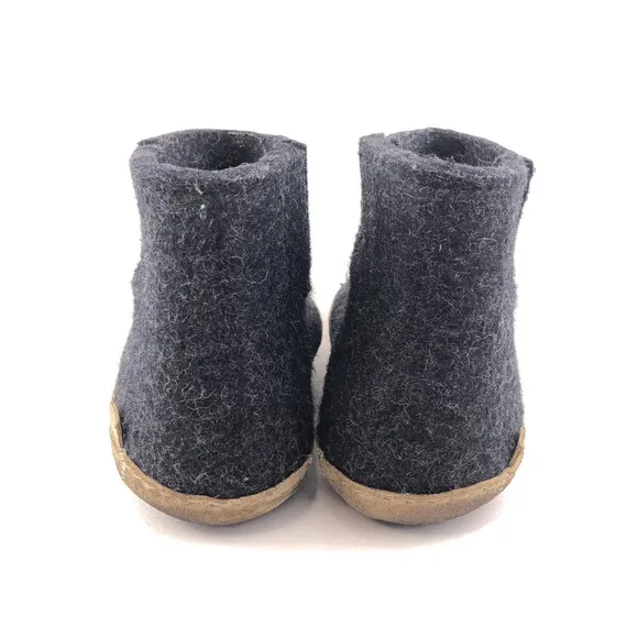 Glerups Wool Slipper Boots with Leather Sole EUR 45