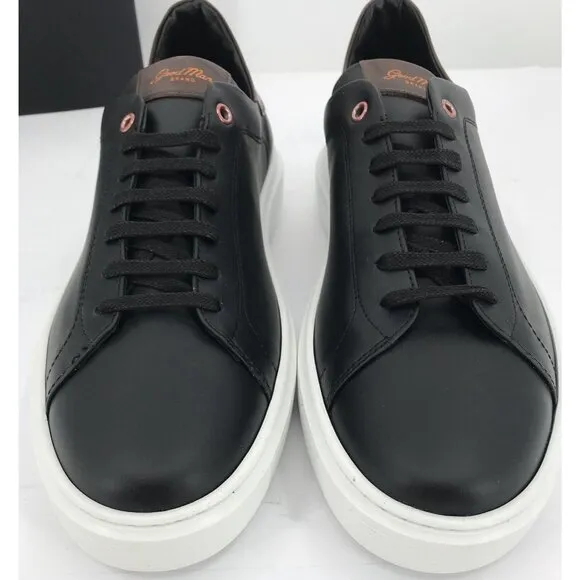 GoodMan Brand Sneakers Mens Size 11.5 Legend London Black Vachetta Edge Italy