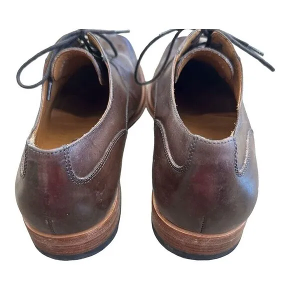 Gordon Rush Mens Derby Shoes Brown Leather Lace-up Solid 10