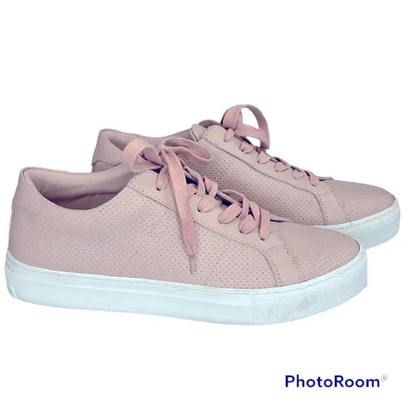 Greats Brooklyn Royale Blush Leather Shoes Size 7.5