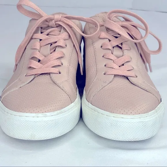 Greats Brooklyn Royale Blush Leather Shoes Size 7.5