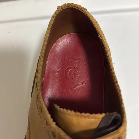 Grenson Archie Gibson Brogue Tan Shoe. Men’s Size 10 C.