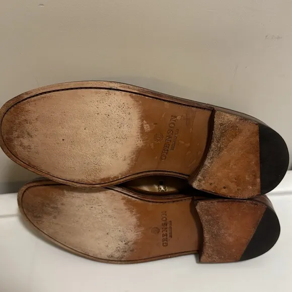 Grenson Archie Gibson Brogue Tan Shoe. Men’s Size 10 C.