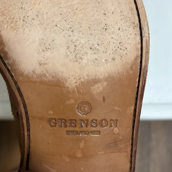 Grenson Archie Gibson Brogue Tan Shoe. Men’s Size 10 C.
