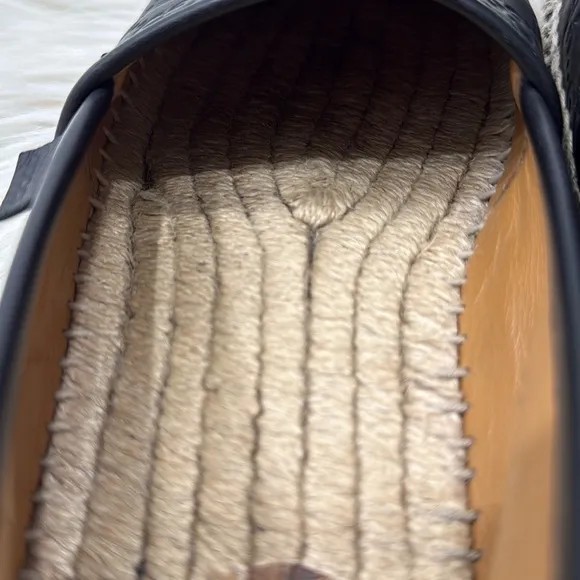 GUCCI Micro Guccissima Leather Espadrilles