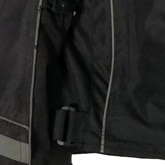 Harley Davidson Motorcycle Jackets Mens XL Black Gray Armor Reflective