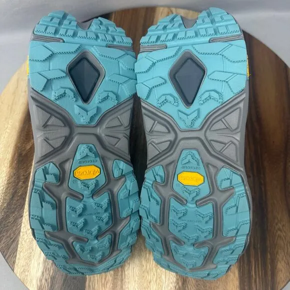 Hoka Kaha 2 GTX Gore-Tex Hiking Castlerock Women's 8.5 B Gray Boots Shoes