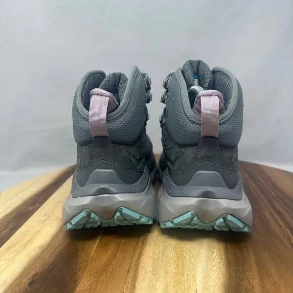 Hoka Kaha 2 GTX Gore-Tex Hiking Castlerock Women's 8.5 B Gray Boots Shoes