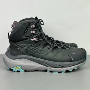 Hoka Kaha 2 GTX Hiking Boots Gore-Tex Vibram Castlerock/Coastal Shade Womens 10B