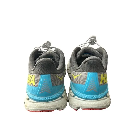Hoka One One Mens Clifton 7 1110508 WDDS Gray Running Shoes Sneakers Size 11.5