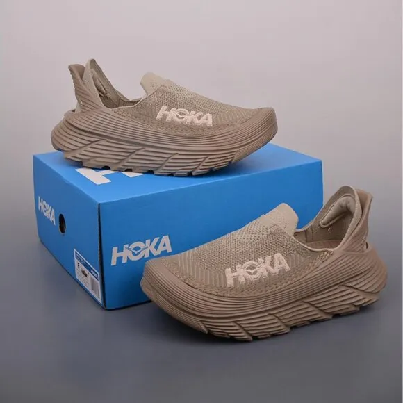 Hoka One One Restore Tc Hiking Shoes Brown