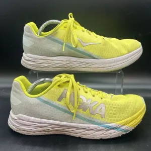 Hoka One One U Rocket X  Running Shoes Men's 10.5 womens 11.5  Neon Yellow Light