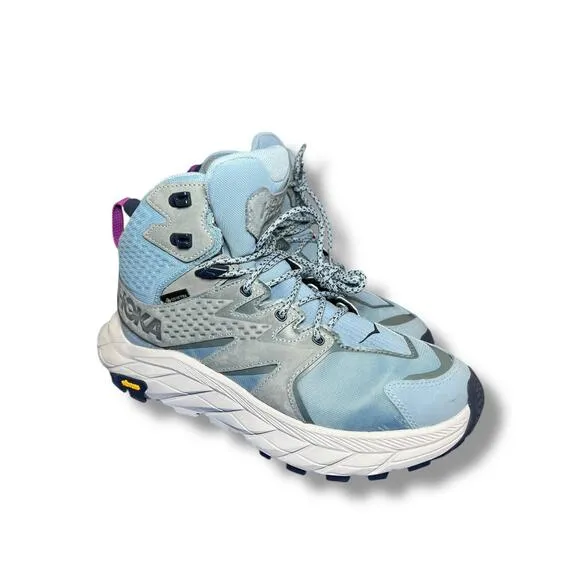 Hoka One One W Anacapa Mid GTX Hiking Boots Blue Gore-Tex Women’s 8.5B
