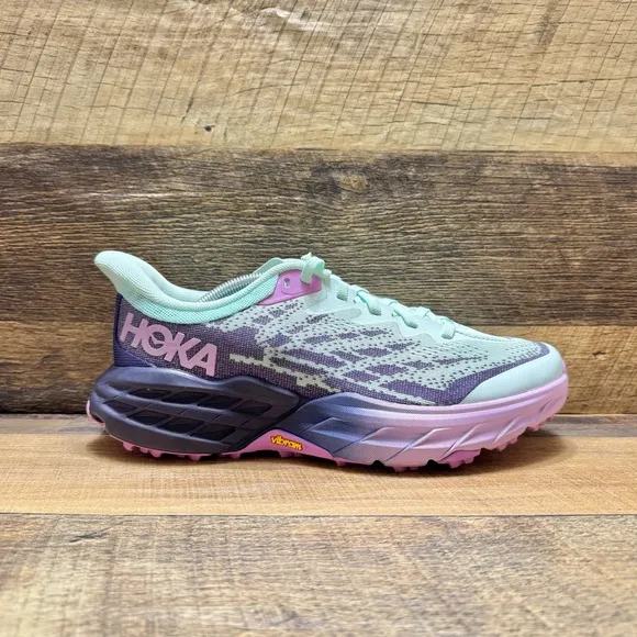 Hoka One Speedgoat 5 Vibram Sole Athletic Running Hiking Shoes Size 8B Women’s