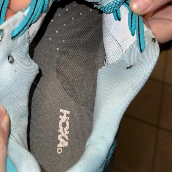 Hoka Teal Athletic Shoes