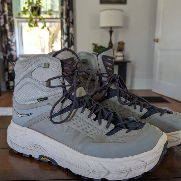 Hoka Vibram Tor Ultra High Limestone/Shifting Sand Hiking Boots Size 15