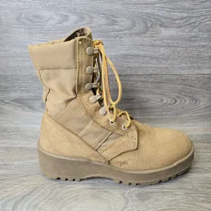 Hot Weather Army Combat Boots Mens‎ 4.5R Coyote Brown SPE1C1-17-D-1004 Military