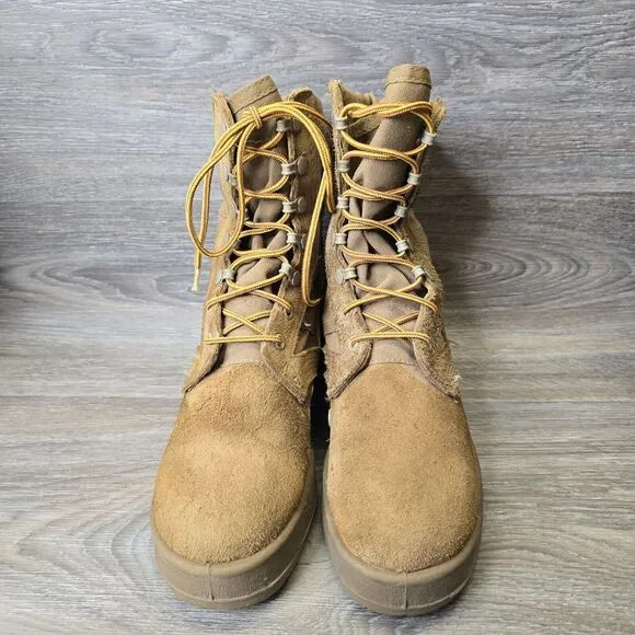 Hot Weather Army Combat Boots Mens‎ 4.5R Coyote Brown SPE1C1-17-D-1004 Military
