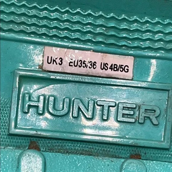 Hunter Aqua Tall Rain Boots