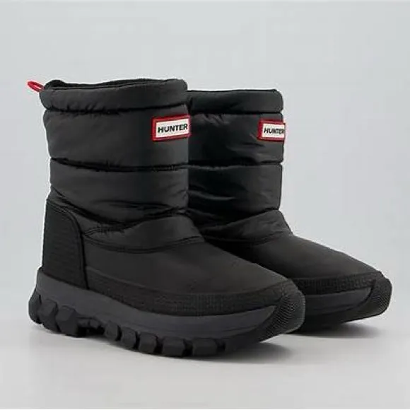 Hunter Black Winter Boots -size 10 new!