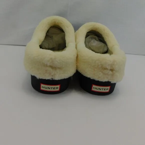 Hunter Black Women's Play Sherpa Insulated Clog Size 10 New
