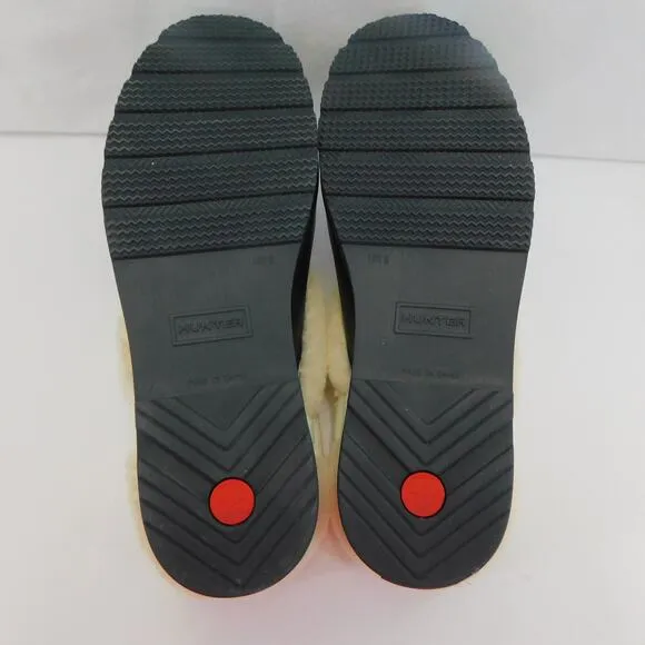 Hunter Black Women's Play Sherpa Insulated Clog Size 10 New
