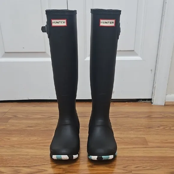 HUNTER Original Tall Color Splash Boots Women's/ 9