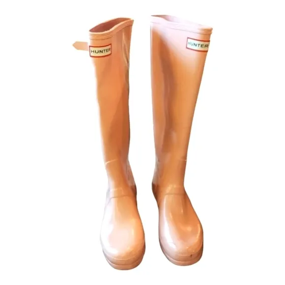 Hunter Tall &quot;Paste Pink&quot; Boots