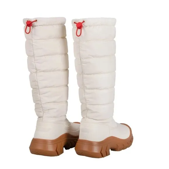 Hunter Women’s Intrepid Tall Snow Boots Shoes Cream, Size 89 (New in Box)
