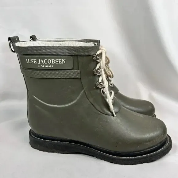 Ilse Jacobsen Hornbaek Rub 2 Rain Size 36 Boots Rubber Outdoors Hiking