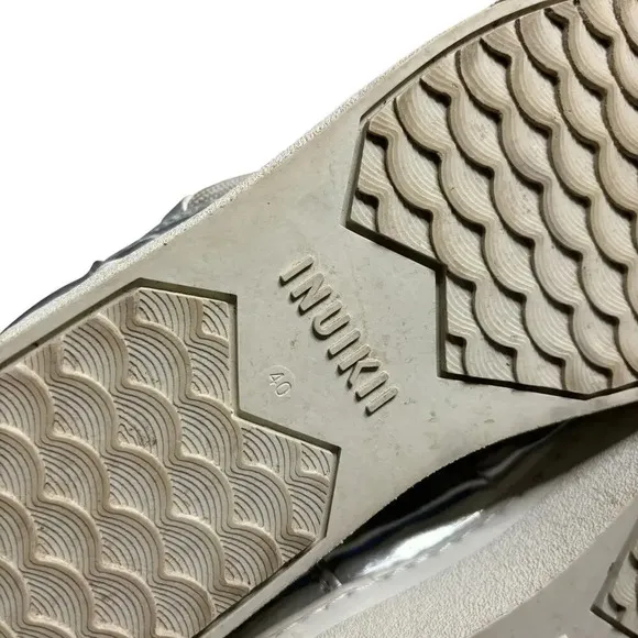 Inuikii Bomber Star Endurance Metallic Boot Silver Size 10