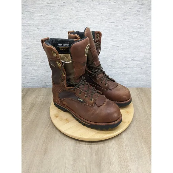 Irish Setter 882 Elk Tracker 12&quot; 600 Gram Goretex Thinsulate Leather Mens 8
