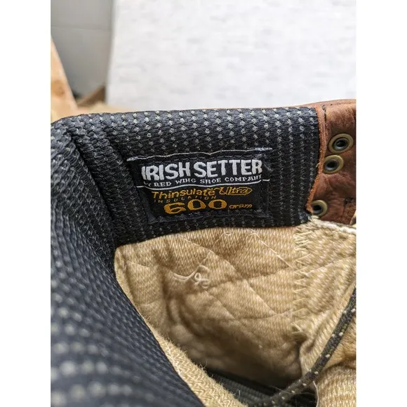 Irish Setter 882 Elk Tracker 12&quot; 600 Gram Goretex Thinsulate Leather Mens 8