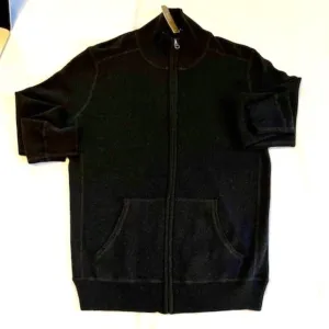 J Crew Medium Full Zip Heathered Charcoal Cardigan NWT!​​​​​​​​​​​​