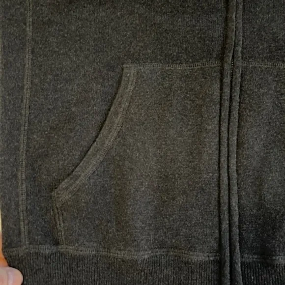 J Crew Medium Full Zip Heathered Charcoal Cardigan NWT!​​​​​​​​​​​​