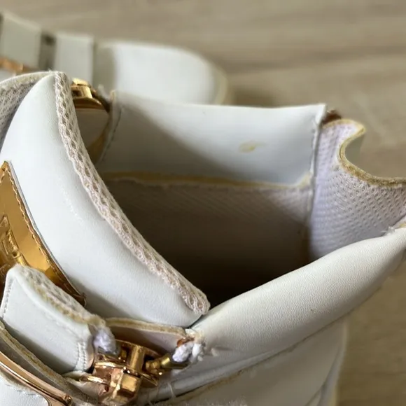 J75 by JUMP Zealot White Fashion Chunky Running Sneakers Shoes High Tops 10