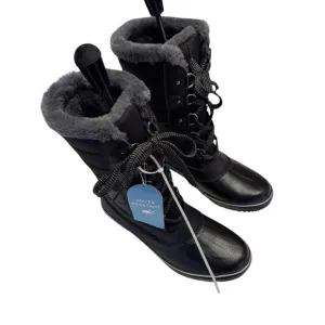JBU by Jambu Womens Siberia Cold Weather Faux Leather Winter &amp; Snow Boots