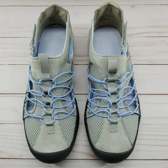 JBU Womens Sizzle Eco Vegan Shoes Womens Size‎ 8 Light Gray Ice Blue