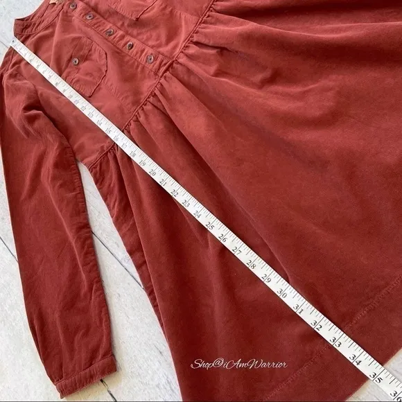 J.Crew NWT fine whale corduroy long sleeve shirt dress {FIRM} *shop@iamwarrior