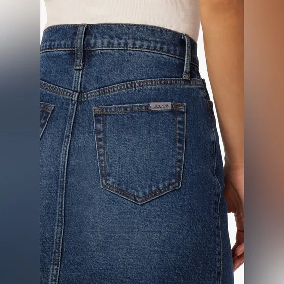 Joe’s High Rise Denim Mini Skirt Size‎ 29 Mid Blue Wash Women’s Stretch