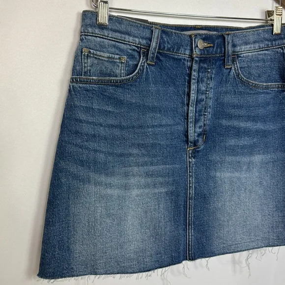 Joe’s High Rise Denim Mini Skirt Size‎ 29 Mid Blue Wash Women’s Stretch