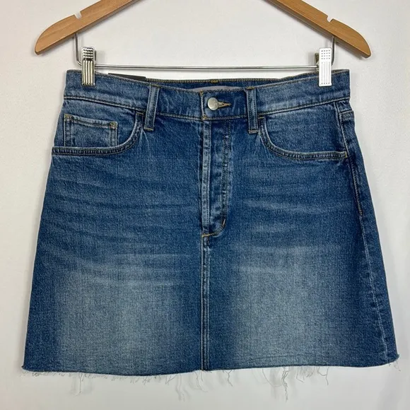 Joe’s High Rise Denim Mini Skirt Size‎ 29 Mid Blue Wash Women’s Stretch