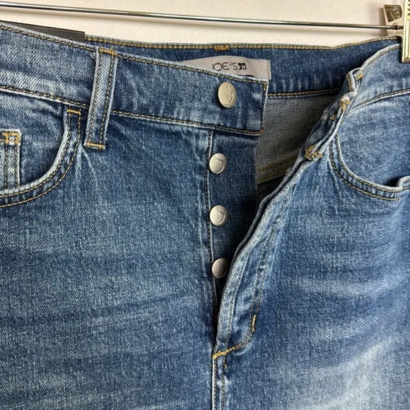 Joe’s High Rise Denim Mini Skirt Size‎ 29 Mid Blue Wash Women’s Stretch