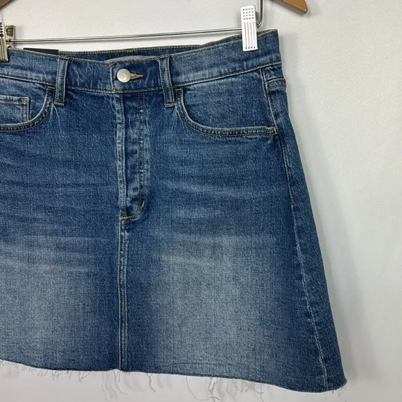 Joe’s High Rise Denim Mini Skirt Size‎ 29 Mid Blue Wash Women’s Stretch