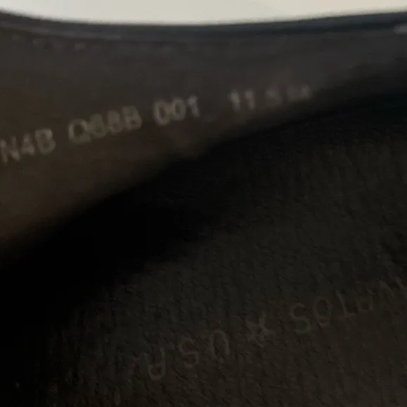 John Varvatos Black Leather Oxford Shoes