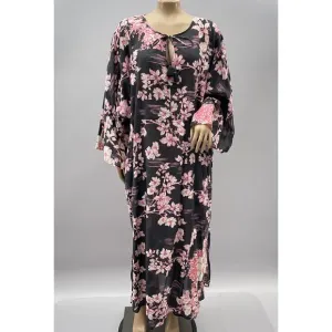 Johnny Was Dress Women XL House On The Hill Kaftan Floral Print Beach NWT READ