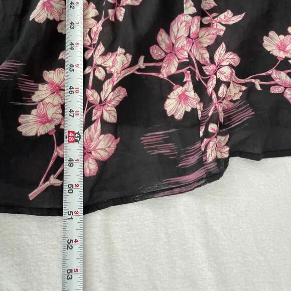 Johnny Was Dress Women XL House On The Hill Kaftan Floral Print Beach NWT READ