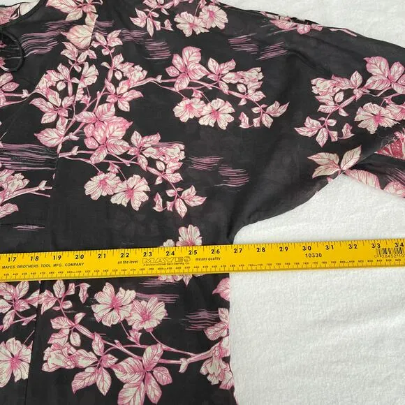 Johnny Was Dress Women XL House On The Hill Kaftan Floral Print Beach NWT READ